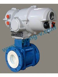 API/DIN electric WCB ceramic Flange ball valve